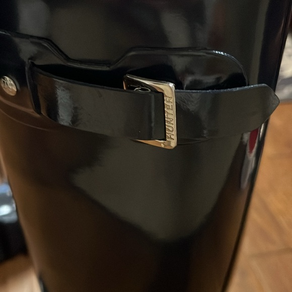 Hunter Rain Boots Glossy Navy Size 8 NWOT - Picture 5 of 10